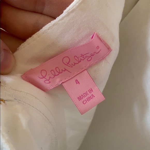 Lilly Pulitzer Lori XO Long Sleeve Eyelet Dress - Picture 4 of 6